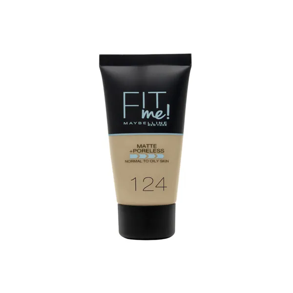 Maybelline Fit Me Matte + Poreless Foundation 124 Soft Sand 30ml