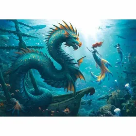 Puzle un domino komplekts Ravensburger Monster 12001434 1000 Daudzums