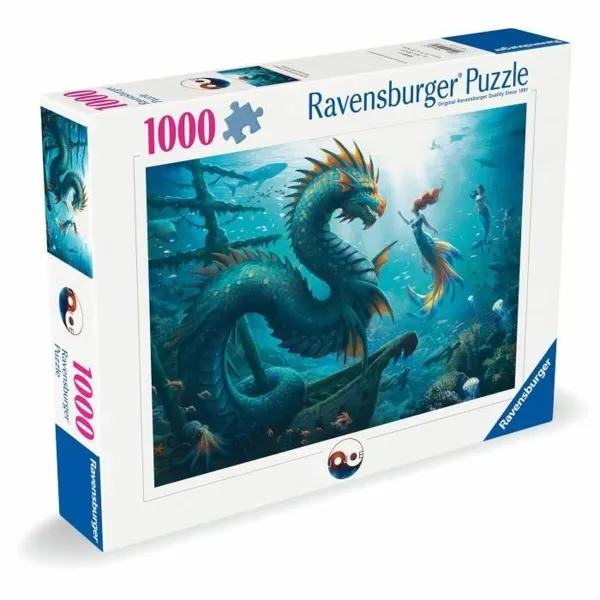 Puzle un domino komplekts Ravensburger Monster 12001434 1000 Daudzums