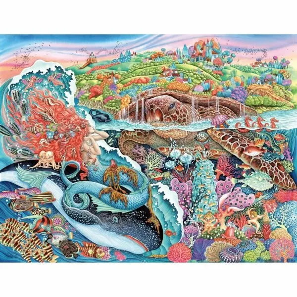 Puzle un domino komplekts Ravensburger El mito de Thalassa
