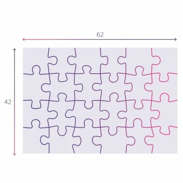 Puzle un domino komplekts Clementoni Stitch 24 Daudzums (24 gb.)