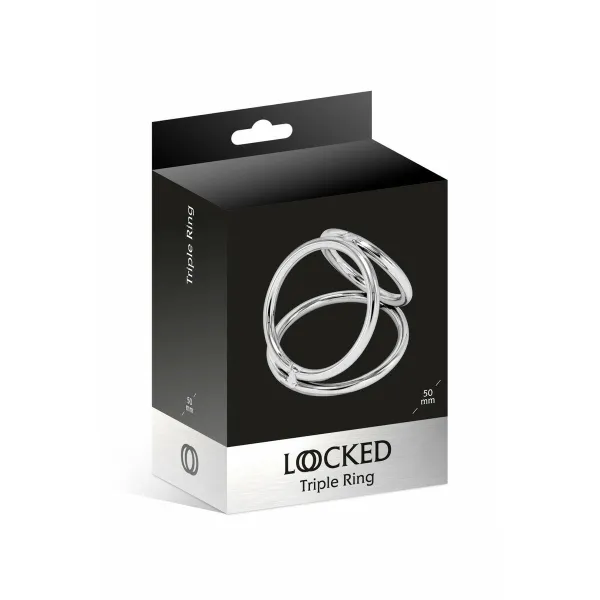 Cock Ring Locked 50/37/45 mm Steel