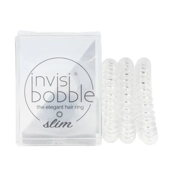 Invisibobble Hair Tie Slim Chrome Sweet Chrome 3 Units