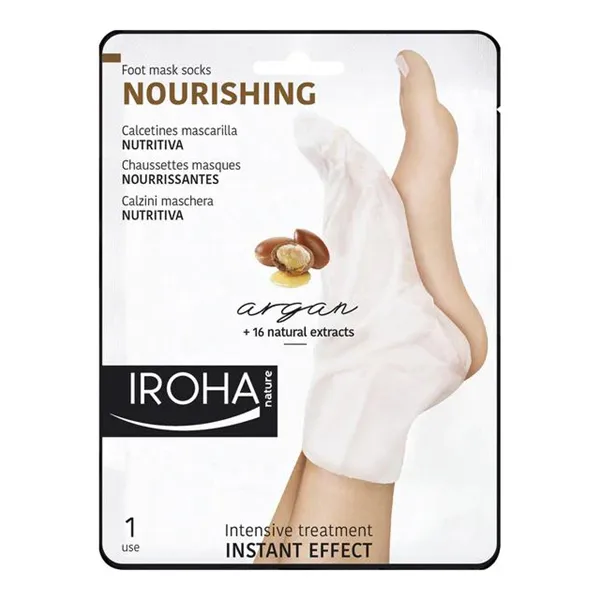 Iroha Nature Argan y Macadamia Nourishing Socks 1 U