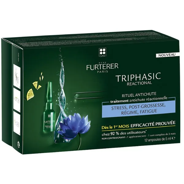 Rene Furterer Triphasic Reactional Treatment Anti Hair Loss 12x5ml