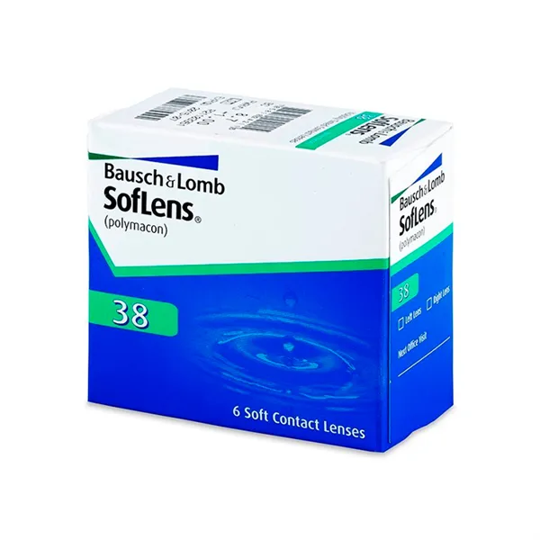 Soflens 38 Lenses With Tint Visibility -0.75 BC / 87 6 units