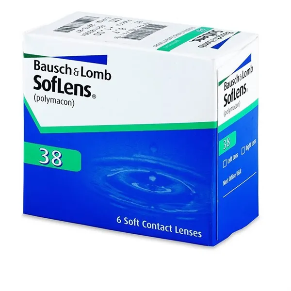 Soflens 38 Lenses With Tint Visibility -1.00 BC / 87 6 units