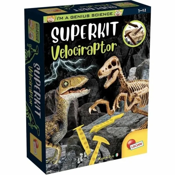 Образовательный набор Lisciani Giochi I'm GENIUS Super Kit Velociraptor Nuevo