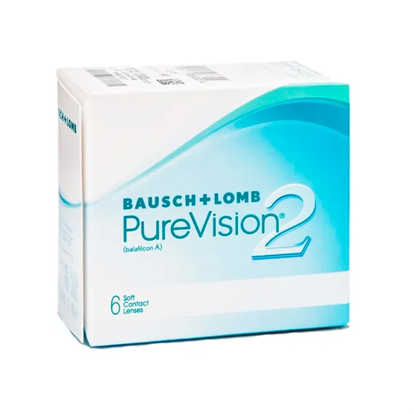 PureVision Contact Lenses Visibility Tinted -0.75 BC/86 6 Units