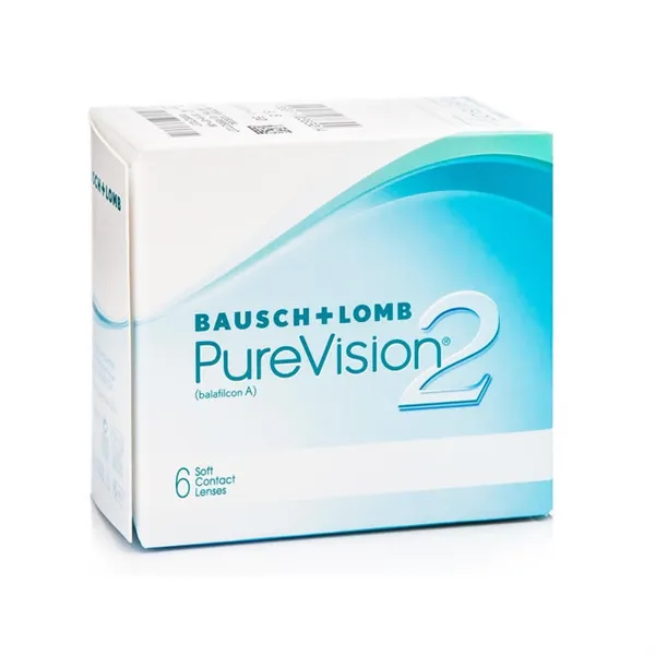 PureVision Contact Lenses Visibility Tinted -1.50 BC/86 6 Units