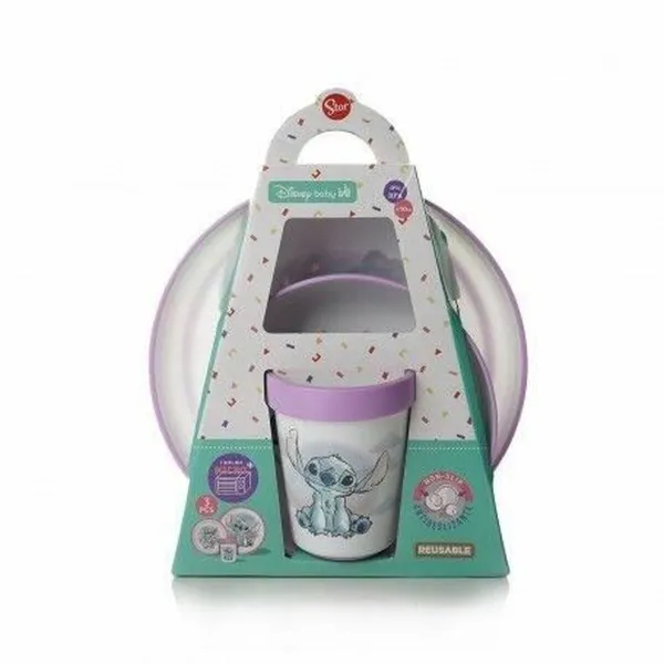 Indų Rinkinys Disney Melaminas 3 Dalys (2 vnt.)