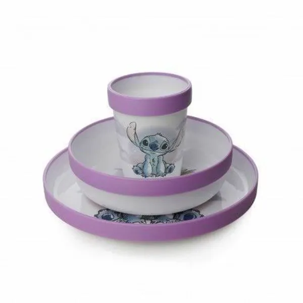 Dinnerware Set Disney Melamin 3 Pieces (2 Units)