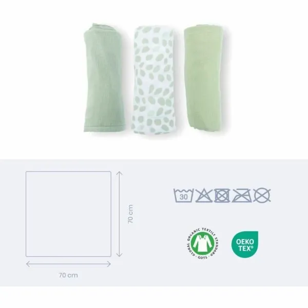 Muslinas Doomoo Vert Atsparus 3 Dalys (3 vnt.)
