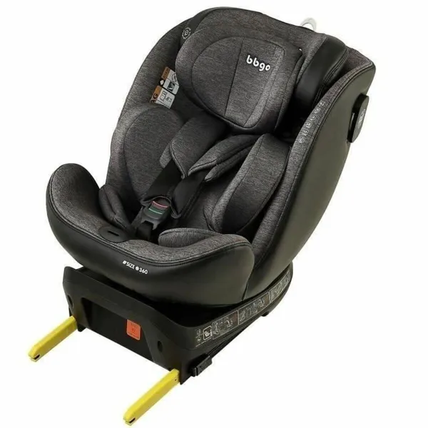 Auto Krēsls BBGO Pelēks 0 (de 0 a 10 kilos) 0+ (de 0 a 13 kilos) I (9 - 18 kg) II (15-25 kg) III (22 - 36 kg) Bērnu ECE R129