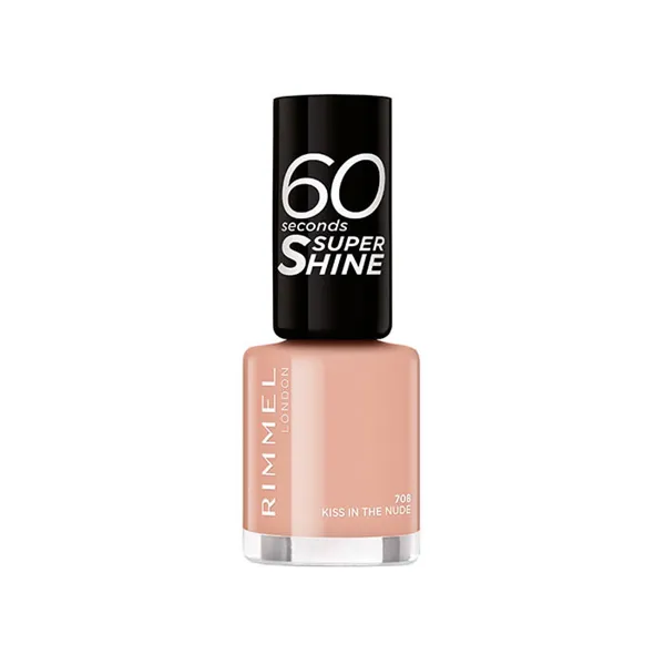 Rimmel 60 Seconds Super Shine 708 Kiss In The Nude