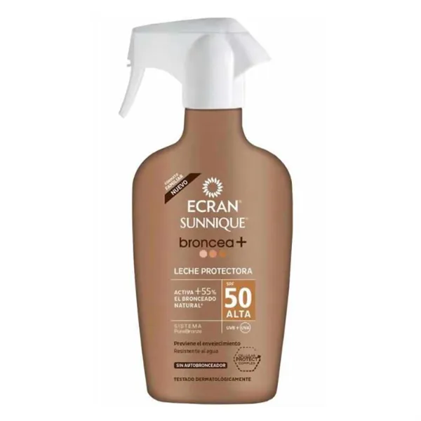 Ecran Sunnique Broncea+ Lotion Spf50 Spray 300ml