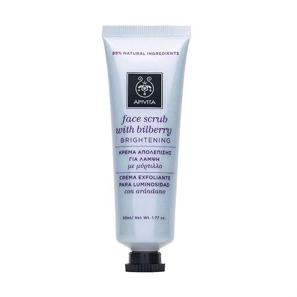 Apivita Brightening Face Scrub With Bilberry 50ml