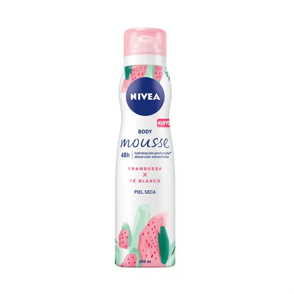 Nivea Body Mousse Deep Hydration Raspberry & White Tea 200ml