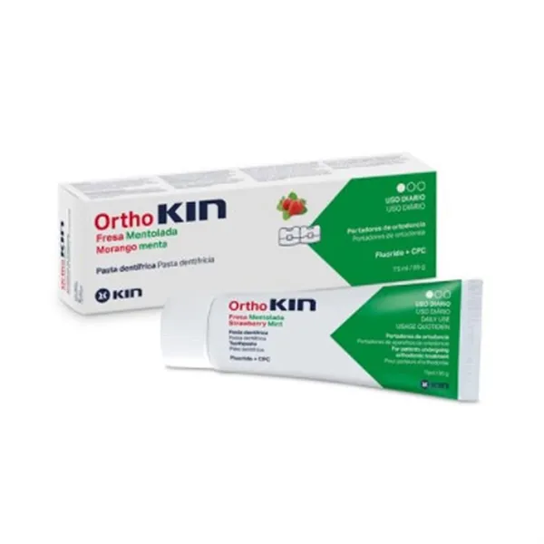 Kin Orthokin Strawberry Mint Toothpaste 75ml