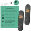 Fiksētais Telefons Logicom DECT ILOA 250 DUO Melns