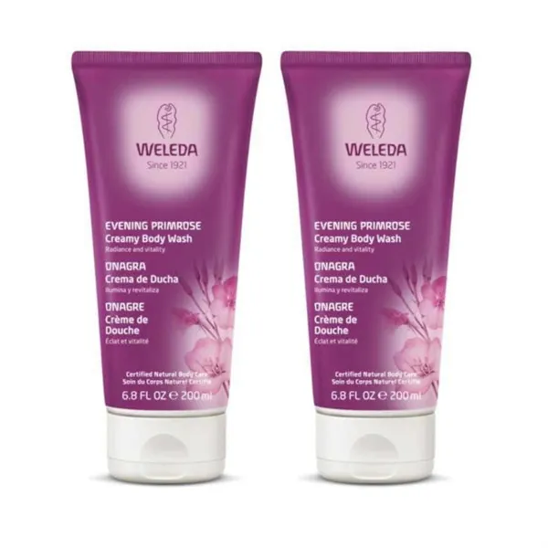 Weleda Evening Primrose Creamy Body Wash 2x200ml