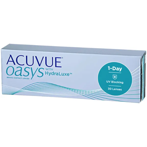 Acuvue Oasys Hydraluxe Contact Lenses 1 Day Replacement -1.75 BC/8.5 30 Units