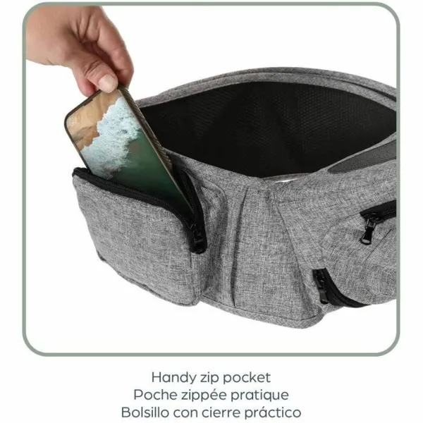 Kūdikio kuprinė Dreambaby Pilka + 0 metų
