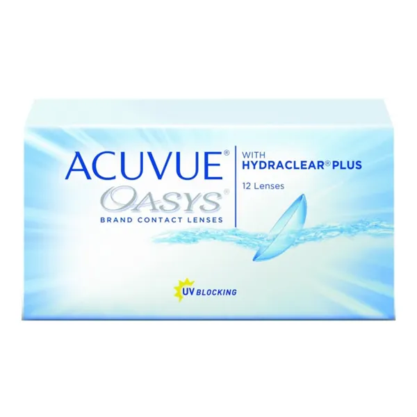 Acuvue Oasys Hydraclear Contact Lenses 2 Weeks Replacement -2.00 BC/8.4 12 Units