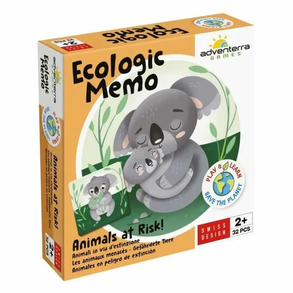 Образовательный набор Adventerra Memo Ecológico Animales en Peligro