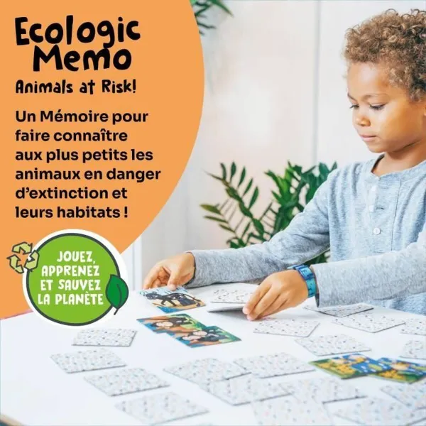 Educational Game Adventerra Memo Ecológico Animales en Peligro