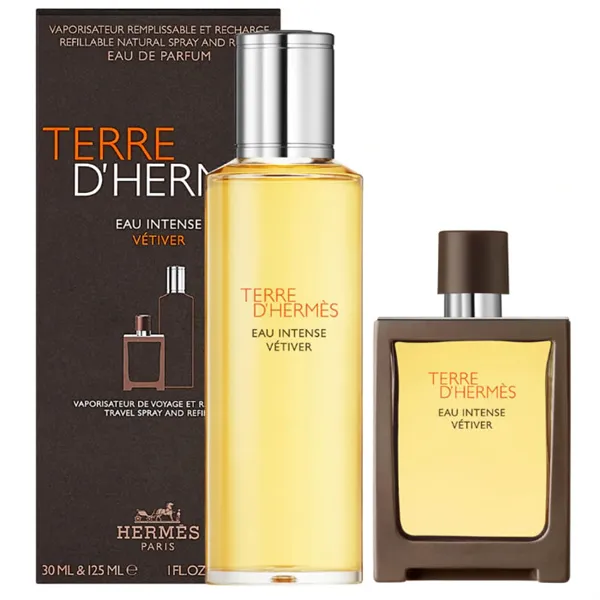 Terre d'Hermès Eau Intense Vétiver Spray 30ml Set 2 Pieces