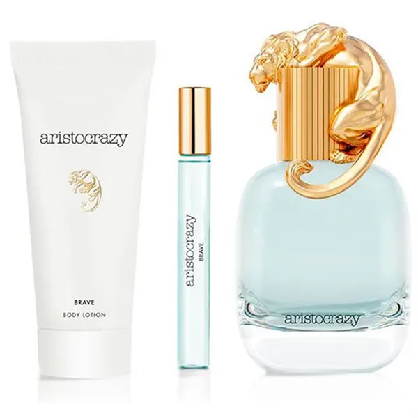 Aristocrazy Brave Eau De Toilette Spray 80ml Set 3 Pieces