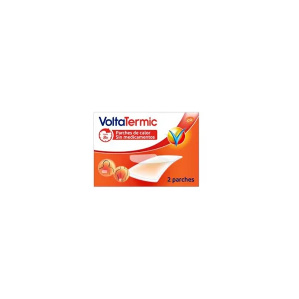 Voltatermic Heat Patches Without Medications Rectangular Shape 2 Units