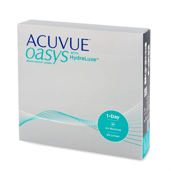 Acuvue Oasys Hydraluxe Contact Lenses Daily Replacement  -4.00BC/-8.5 90 Units