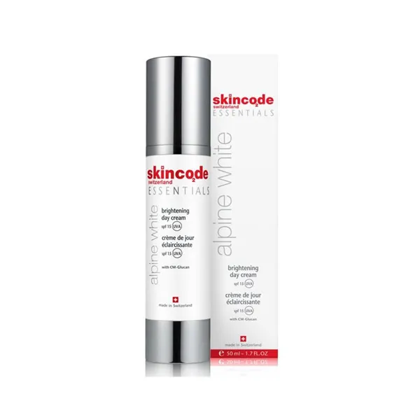 Skincode Essentials Alpine White Brightening Day Cream Spf15 50ml