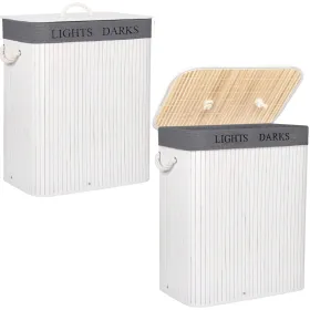 Bamboo laundry basket Springos HA0070 100L