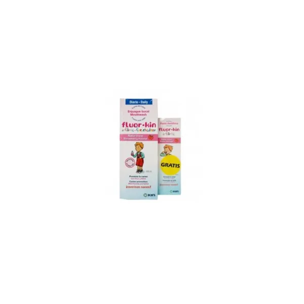 Kin Fluorkin Infant Mouthwash Anticaries 500ml Set 2 Pieces