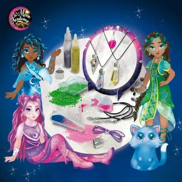 Veidošanas Spēles Lisciani Giochi The Moon Academy Moon Crystal Pendants