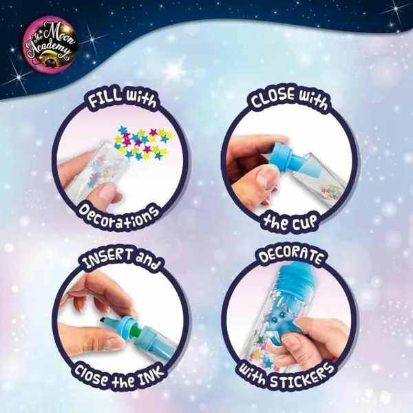 Ремесленный комплект Lisciani Giochi The Moon Academy Moon Highlighters Разноцветный