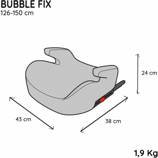 Auton Istuin Nania Musta III (22 - 36 kg) Lasten ECE R129