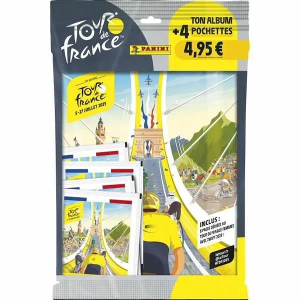 Lipdukų pakuotė Panini TOUR DE FRANCE 2025