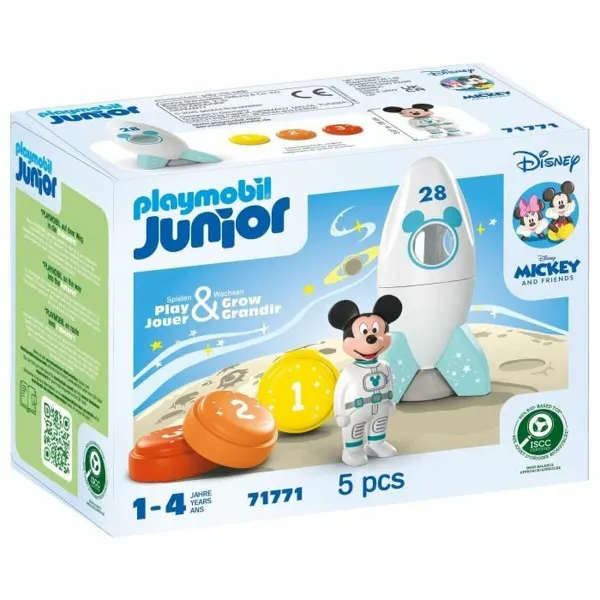 Playset Playmobil Junior 71771 Mickey astronaut Disney 5 Daudzums