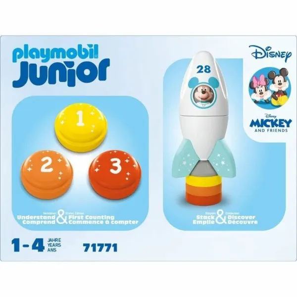Playset Playmobil Junior 71771 Mickey astronaut Disney 5 Daudzums