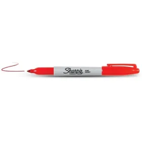 Permanentais marķieris Sharpie Fine Point Sarkans (12 gb.)