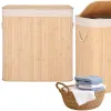 Бамбуковая корзина для белья Springos HA0154 150л