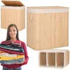Bamboo laundry basket Springos HA0154 150L