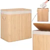Бамбуковая корзина для белья Springos HA0154 150л