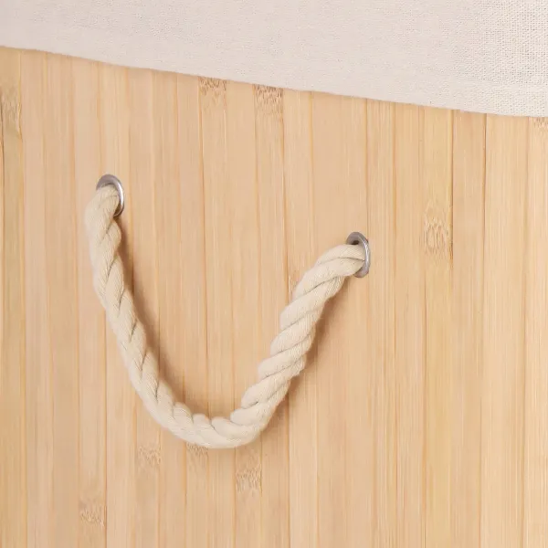 Bamboo laundry basket Springos HA0154 150L
