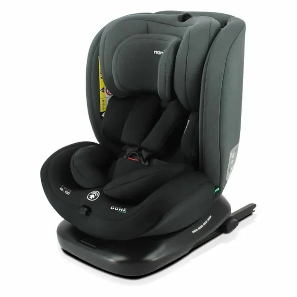 Auton Istuin Nania Dune Musta Harmaa ECE R129/04 ISOFIX