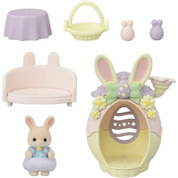 Lėlių rinkinys Sylvanian Families El escondite del huevo - 5802 Plastmasinis